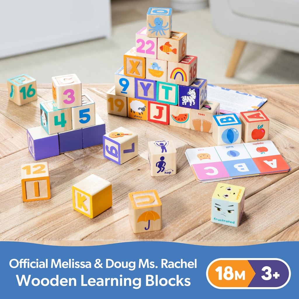 Melissa & Doug - Ms. Rachel Wooden Learning Blocks