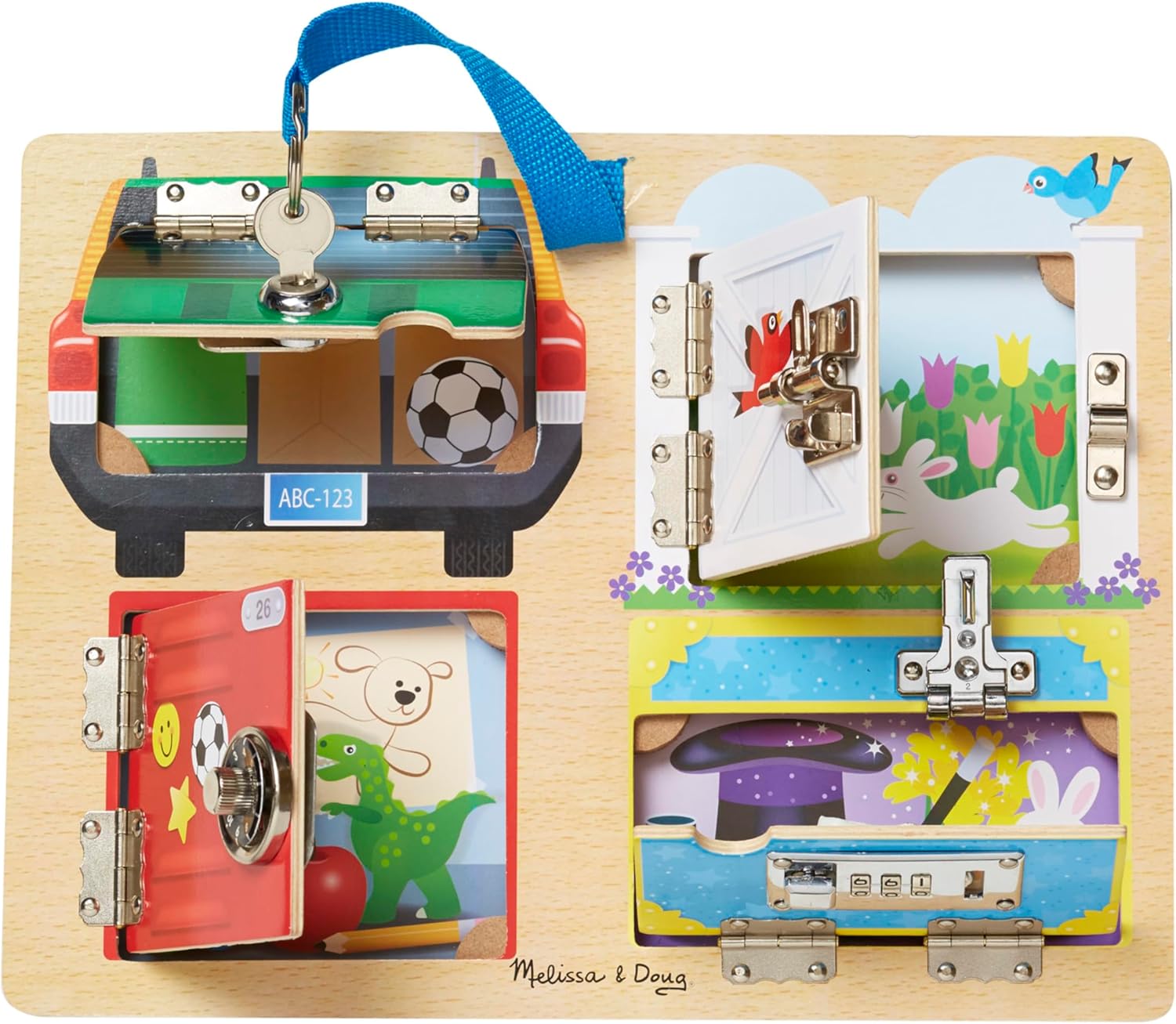 Melissa & Doug - Lock & Latch Board