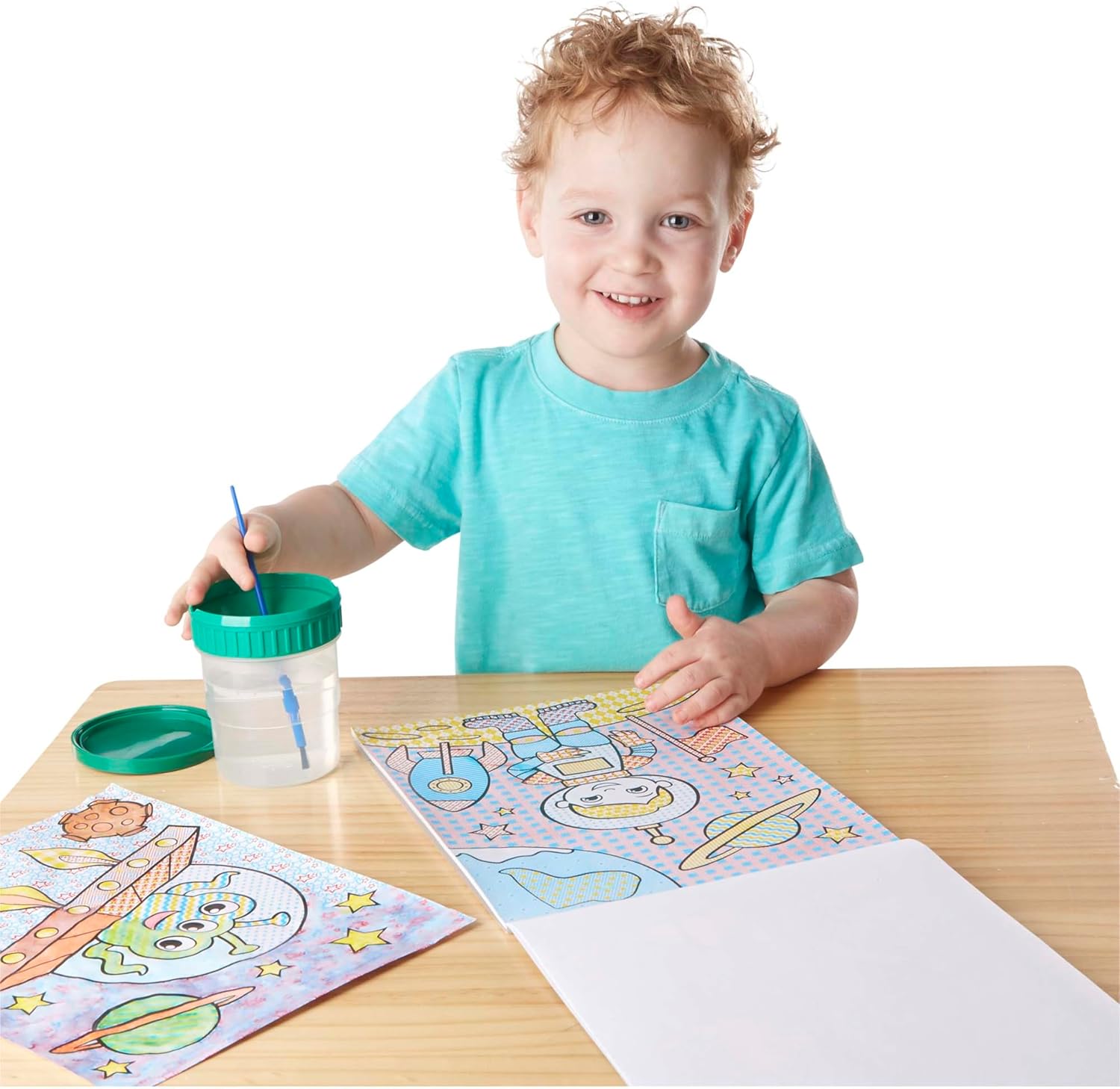 Melissa & Doug - My First Paint with Water - Pirates, Space, Construction & More