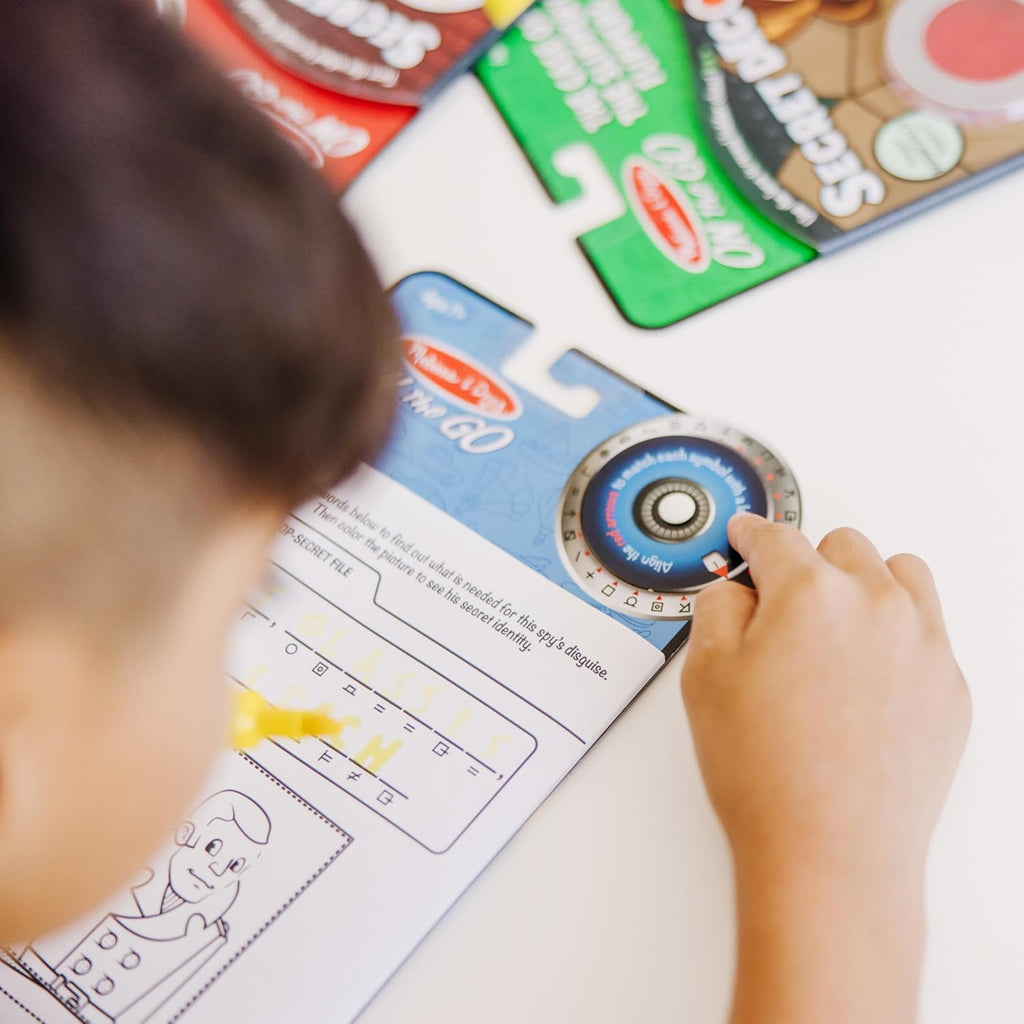 Melissa & Doug - Secret Decoder - Slippery Flippers - On the Go Travel Activity
