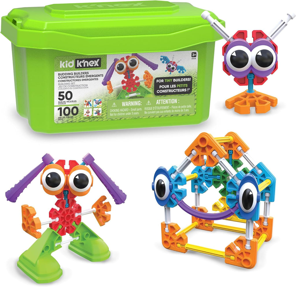 K'Nex - Budding Builders Tub 100 pieces 50 builds