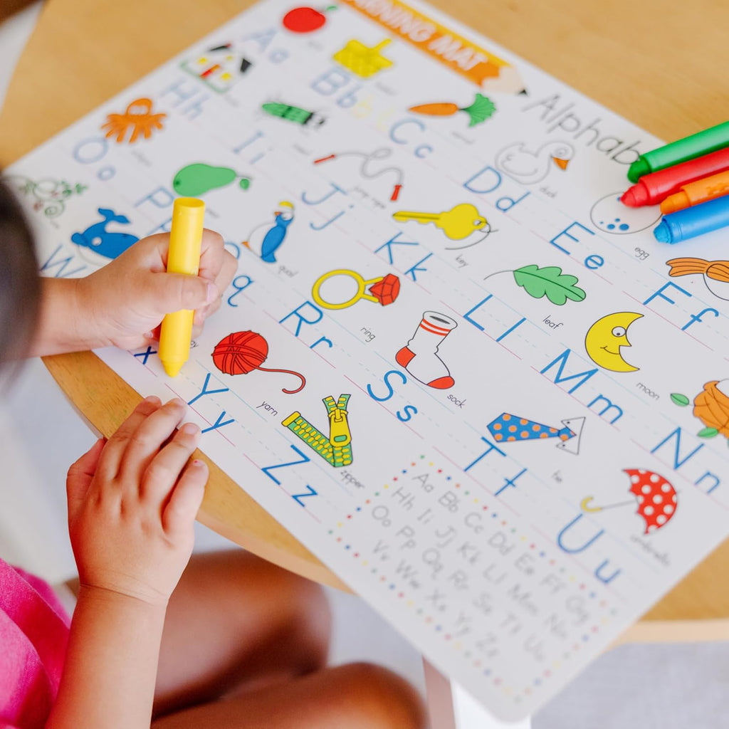 Melissa & Doug - Learning Mat Crayons