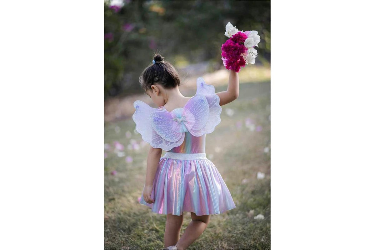 Great Pretenders - Pastel Magical Unicorn Skirt & Wings - Size 4-6