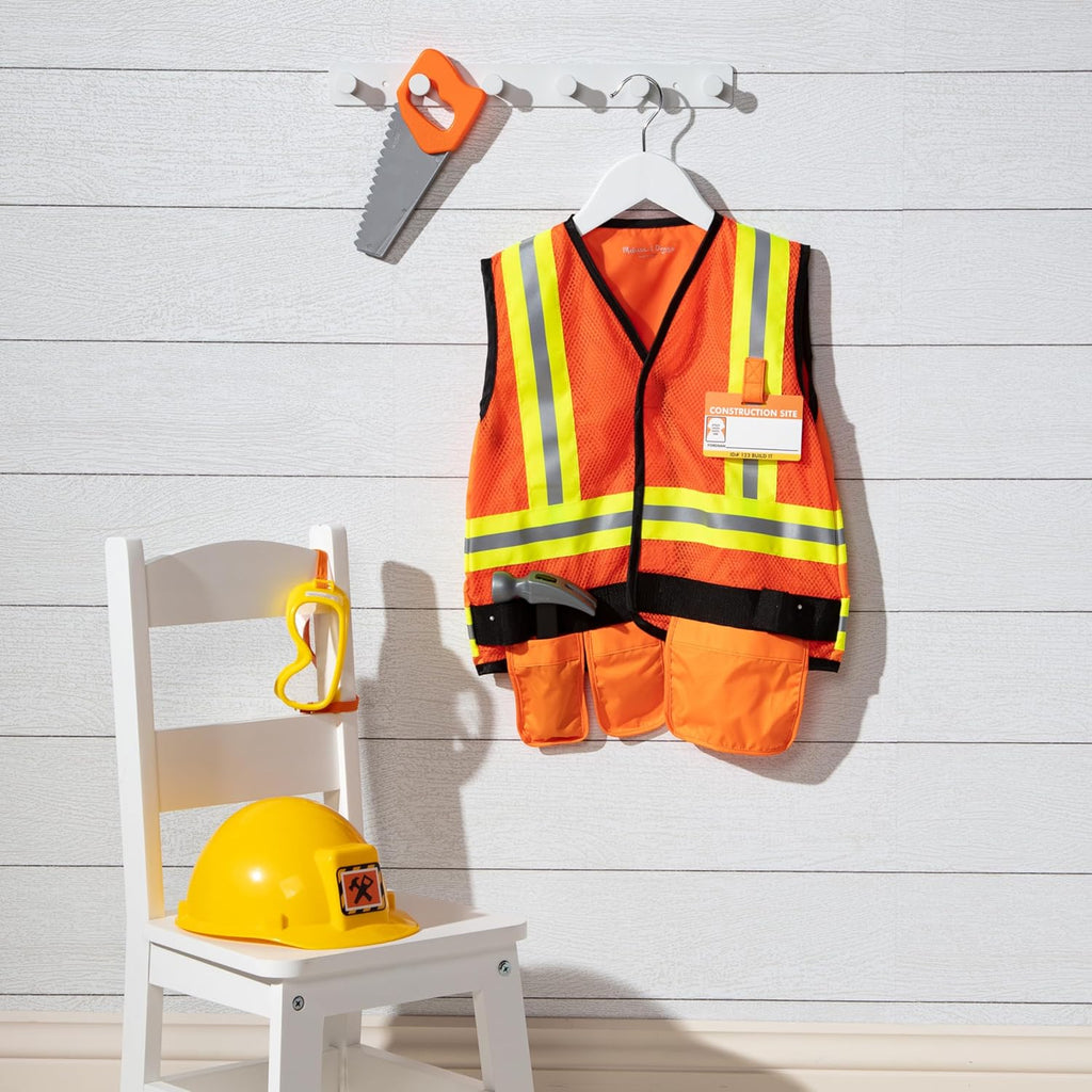 Melissa & Doug - Construction Worker Costume Set