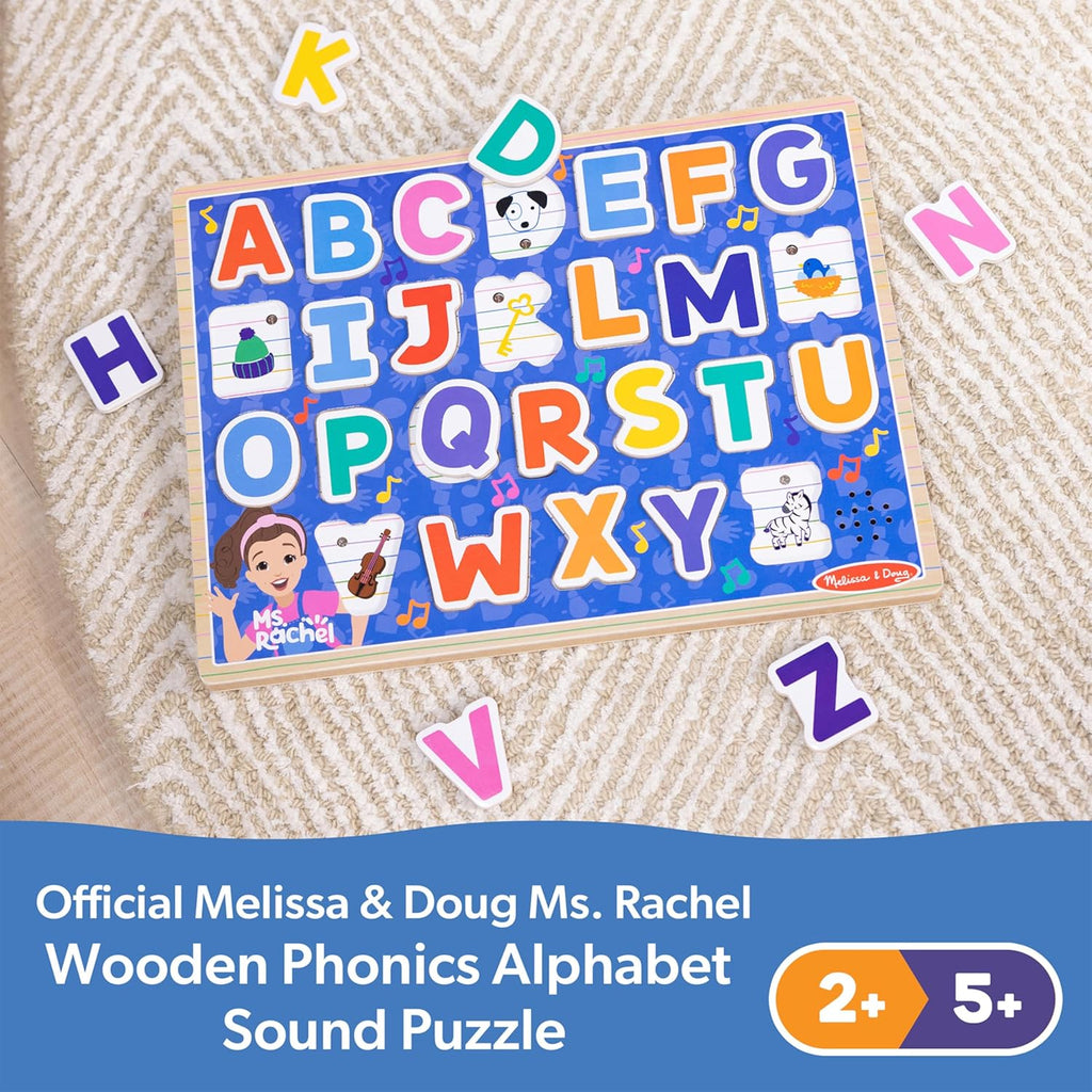Melissa & Doug - Ms. Rachel Alphabet Phonics Sound Puzzle