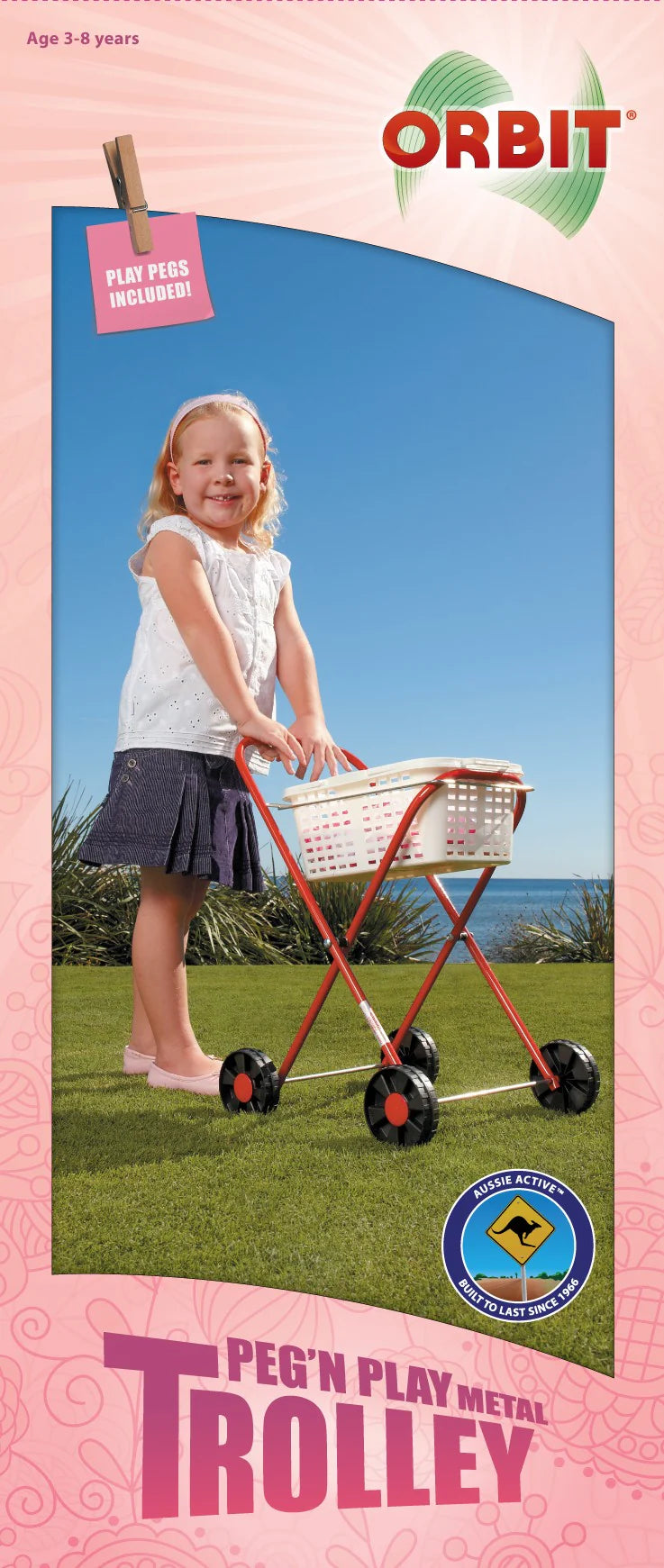 Orbit - Metal Clothes Trolley & Basket
