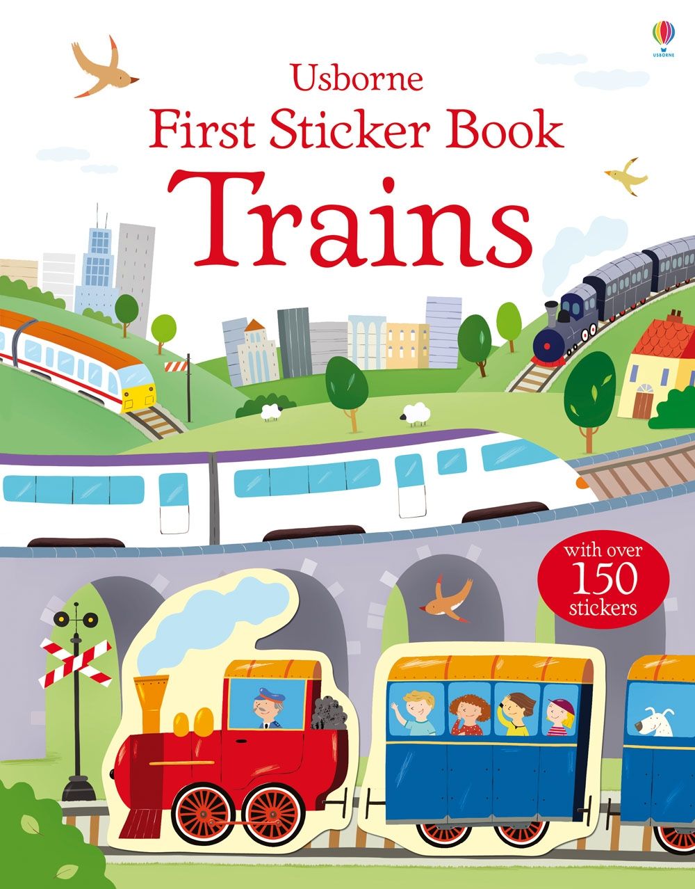 Usborne - First Sticker Book Trains