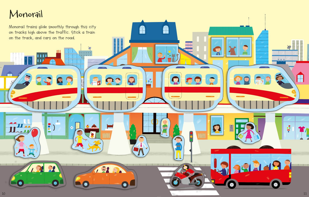 Usborne - First Sticker Book Trains