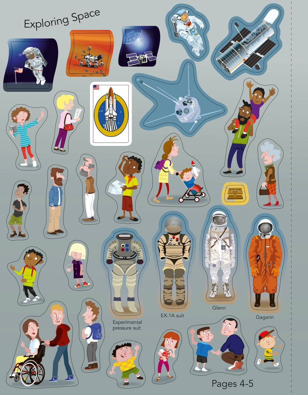 Usborne - Space Sticker Book