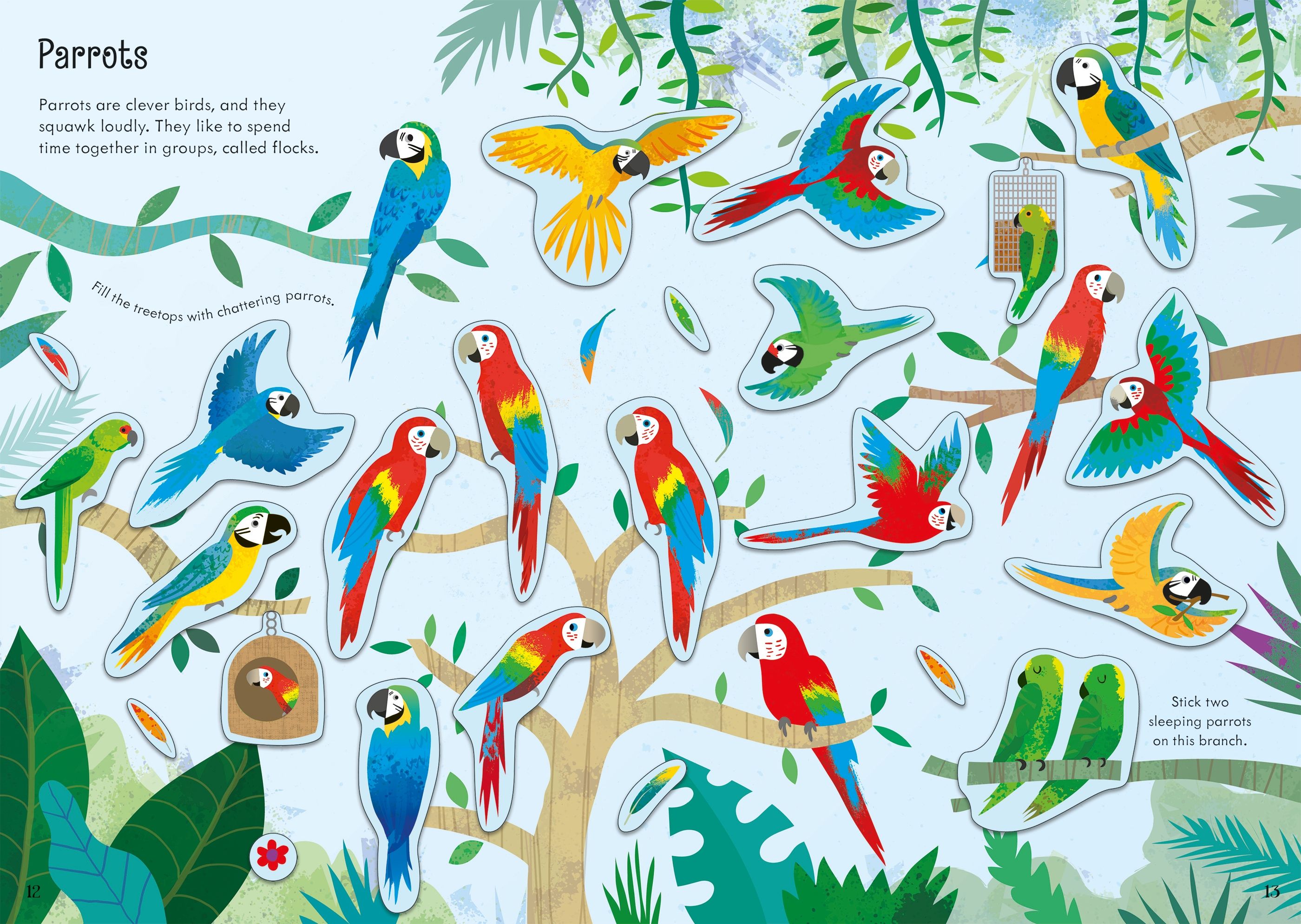 Usborne - Little First Stickers Zoo Sticker book