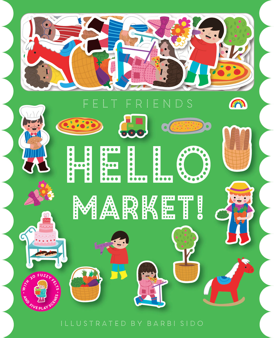 Felt Friends Hello Market Book
