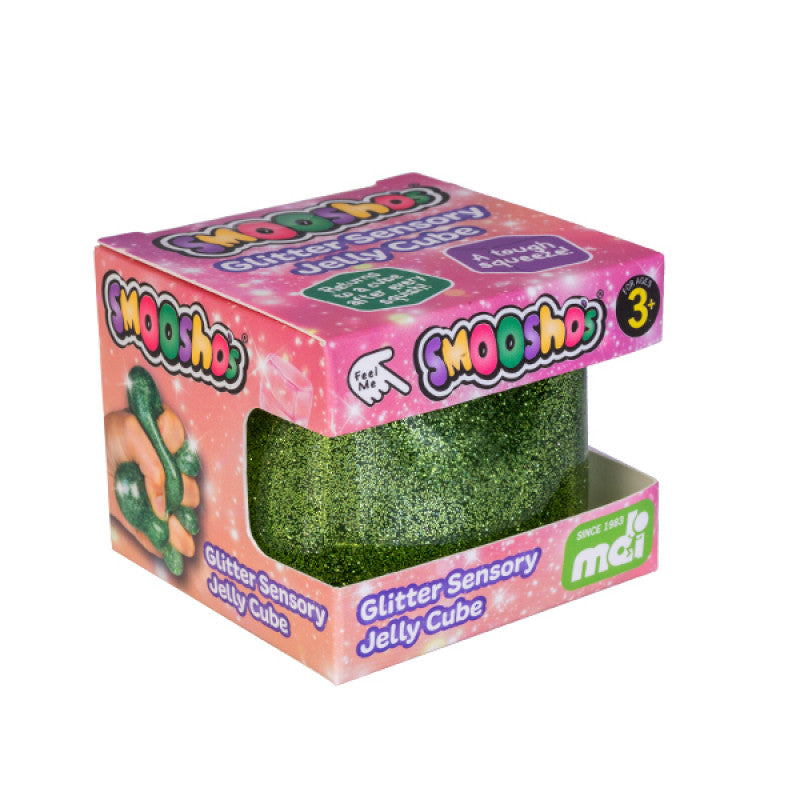 Smooshos - Glittery Sensory Jelly Cube