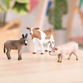 Terra - Farm Animals (3) Donkey, Pig & Cow