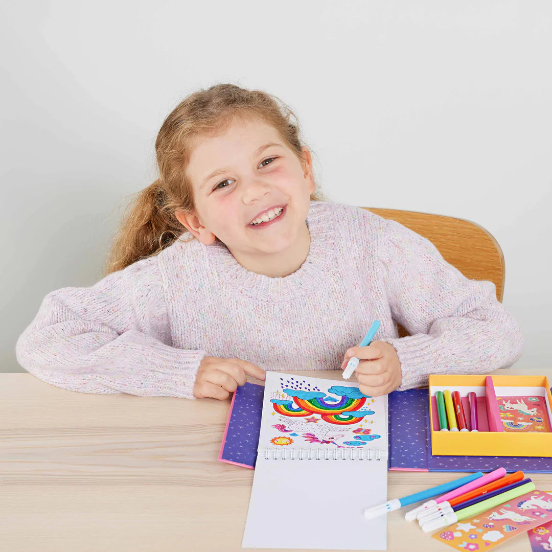 Tiger Tribe - Colouring Set Unicorn Magic
