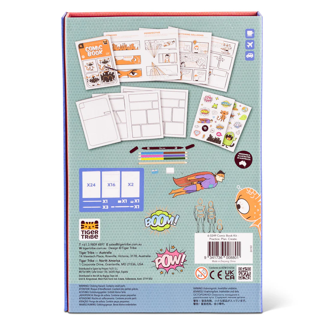 Tiger Tribe - Creative Comic Book Kit Practice Plan Create