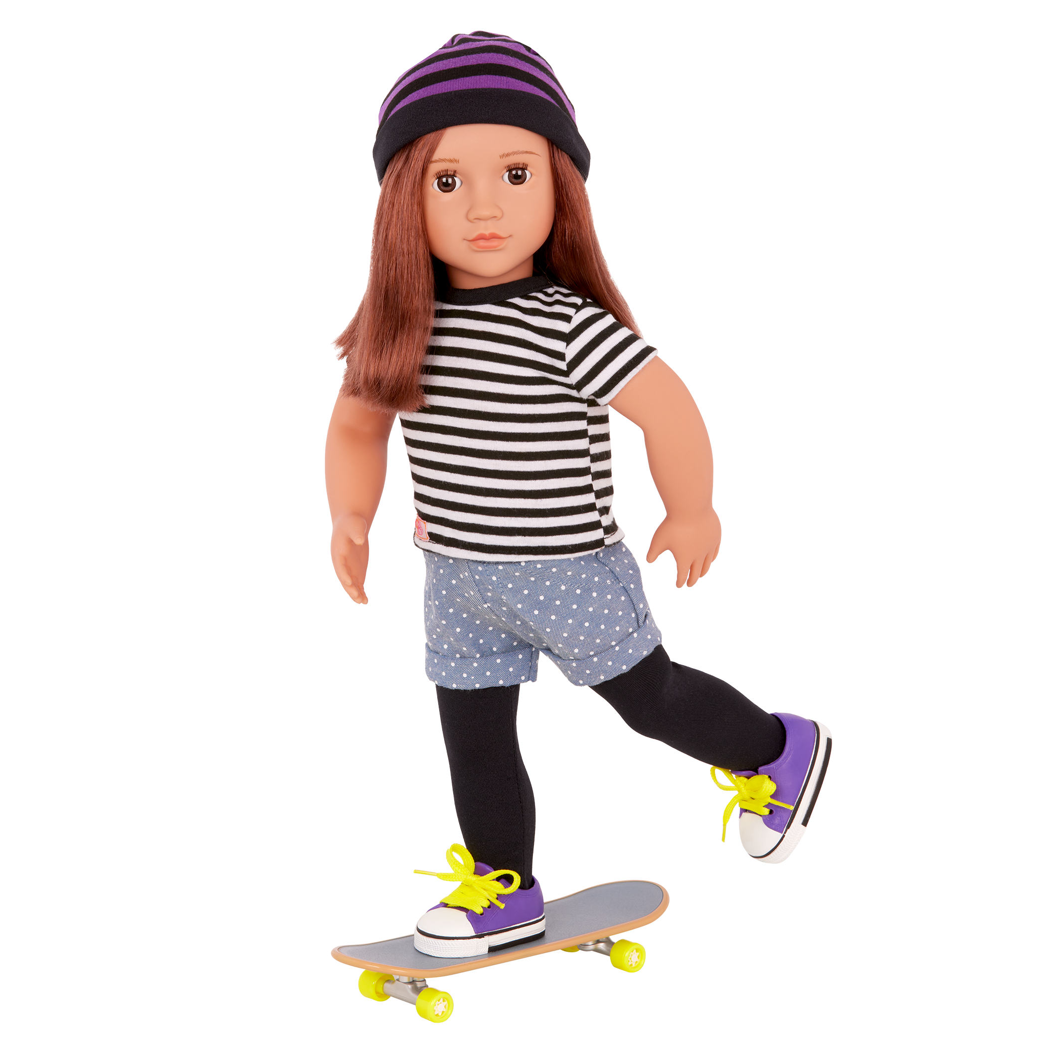 That's How I Roll skateboard outfits for 18-inch dolls