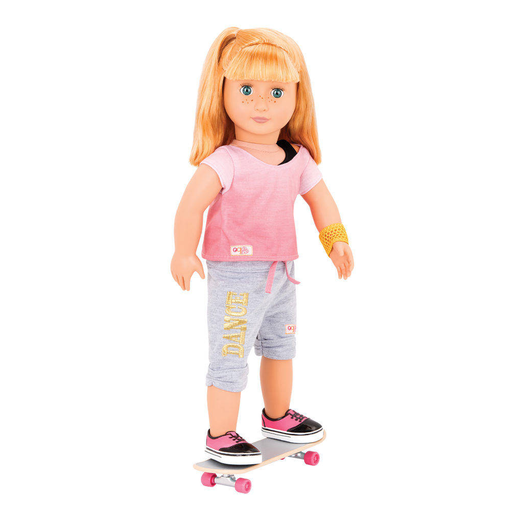 OG Fly Urban Skateboard Outfit for 18-inch Dolls