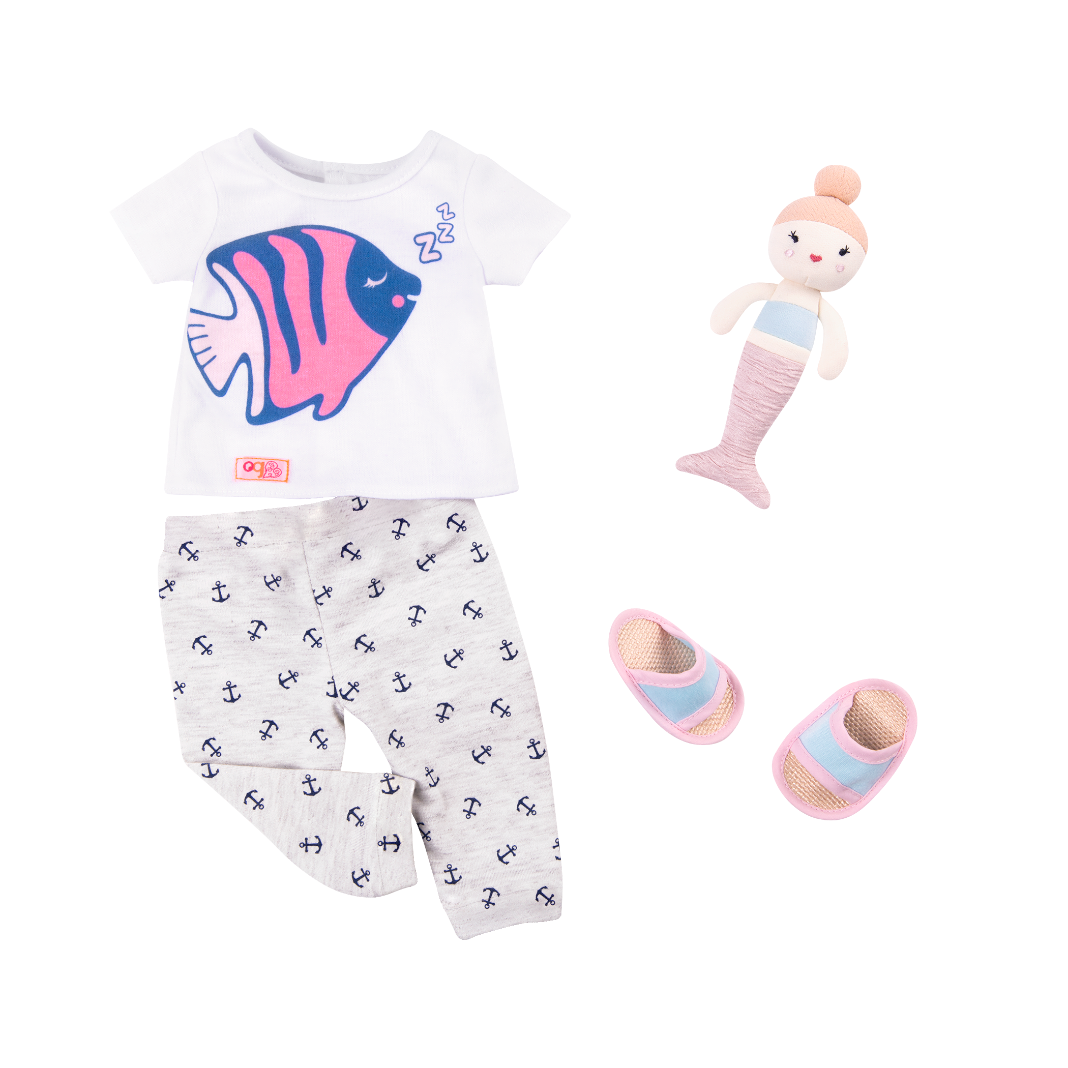 Seaside Sleepover Pajama Outfit for 18-inch Dolls