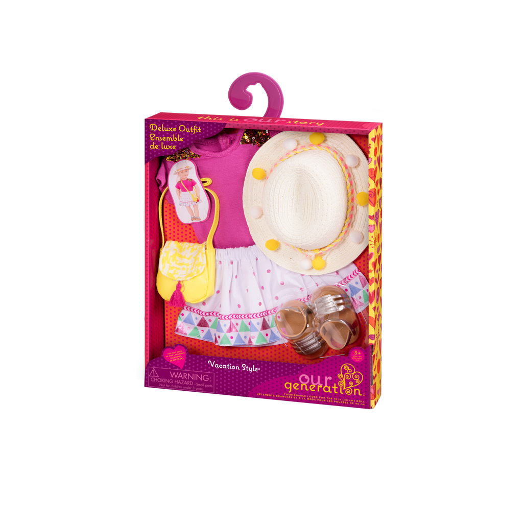 Our Generation Vacation Style Outfit for 18-inch Dolls