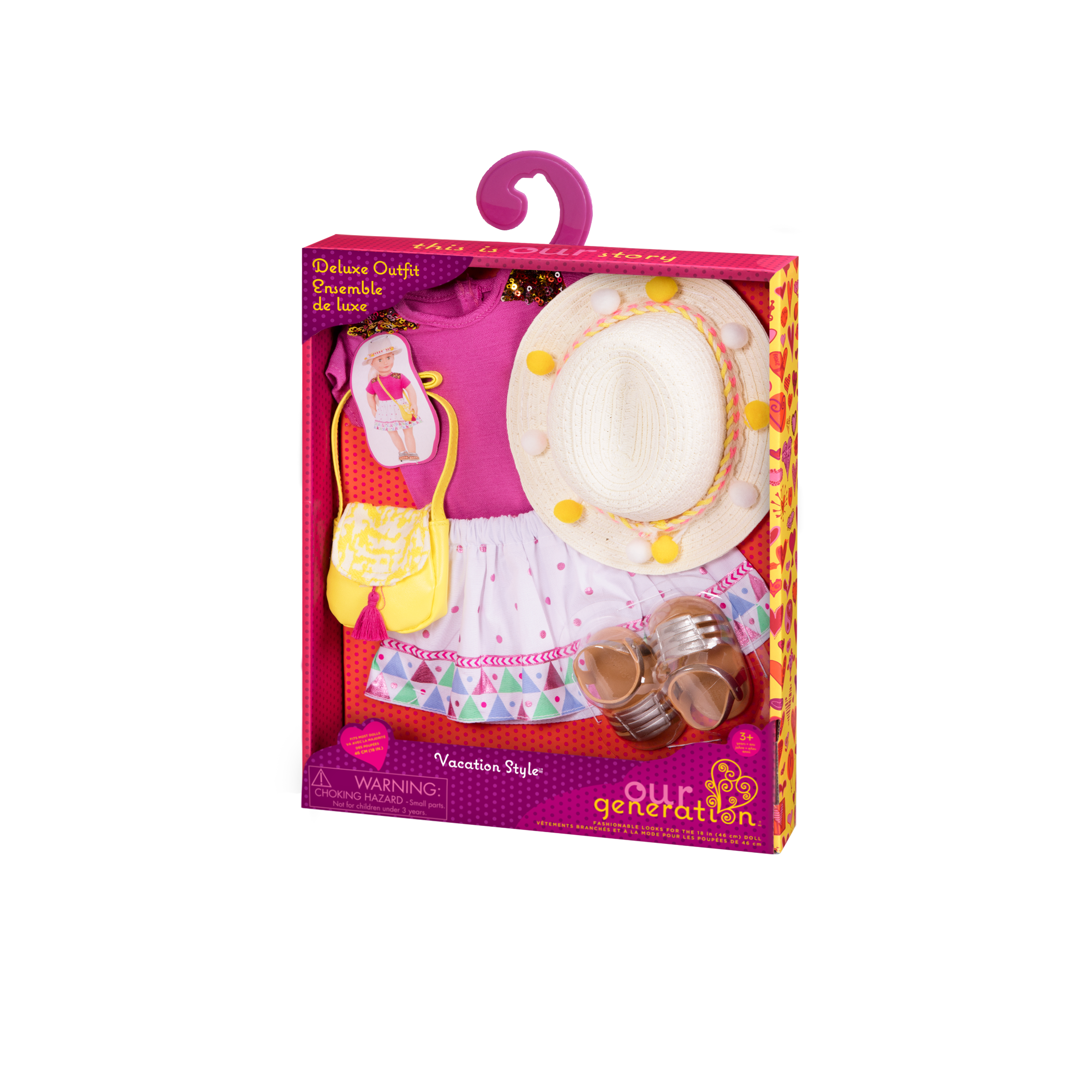 Our Generation Vacation Style Outfit for 18-inch Dolls