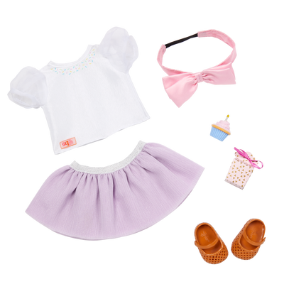 Sweet Wishes outfits and accessories for 18-inch dolls