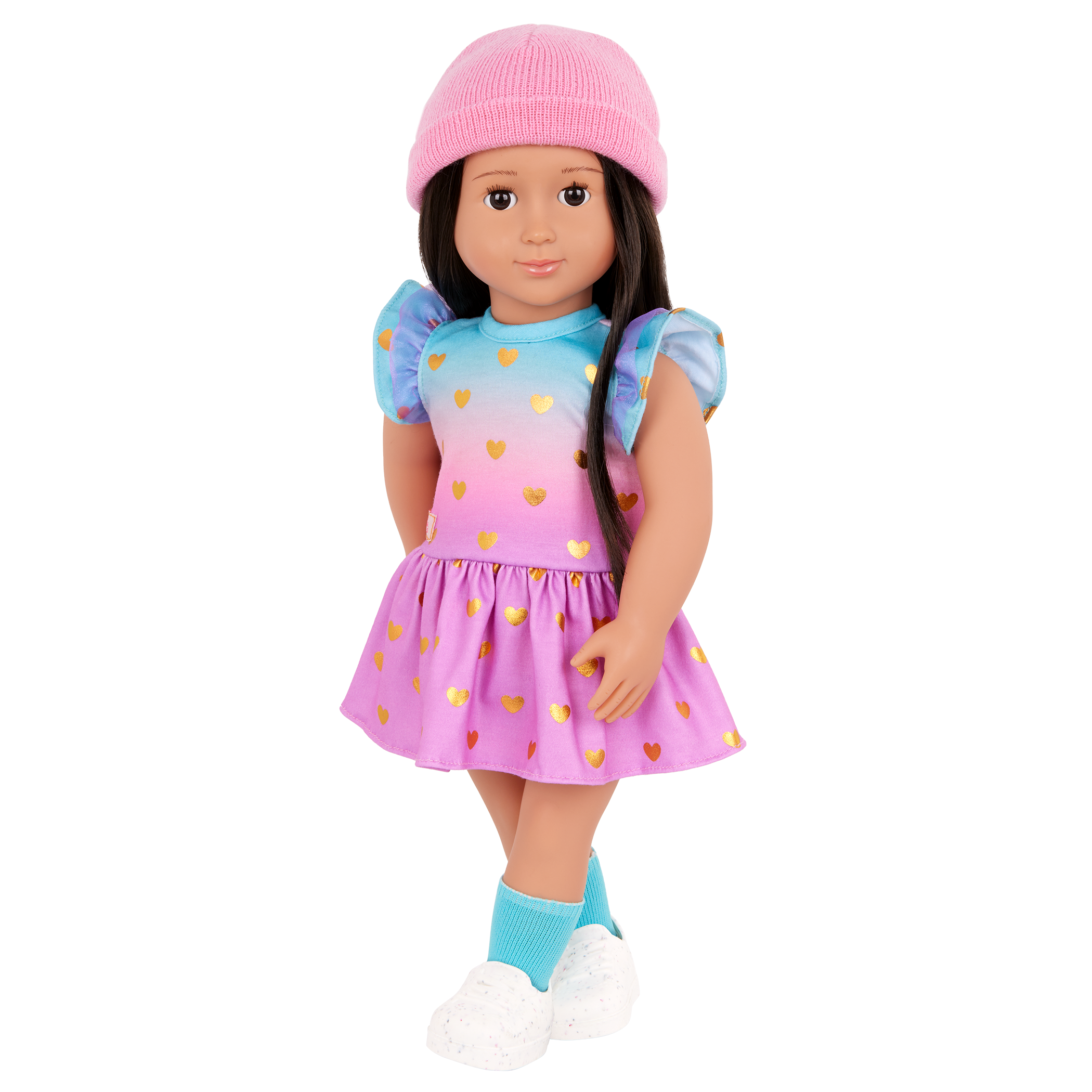 Our Generation Lovely Hearts Dress Outfit for 18-inch Dolls