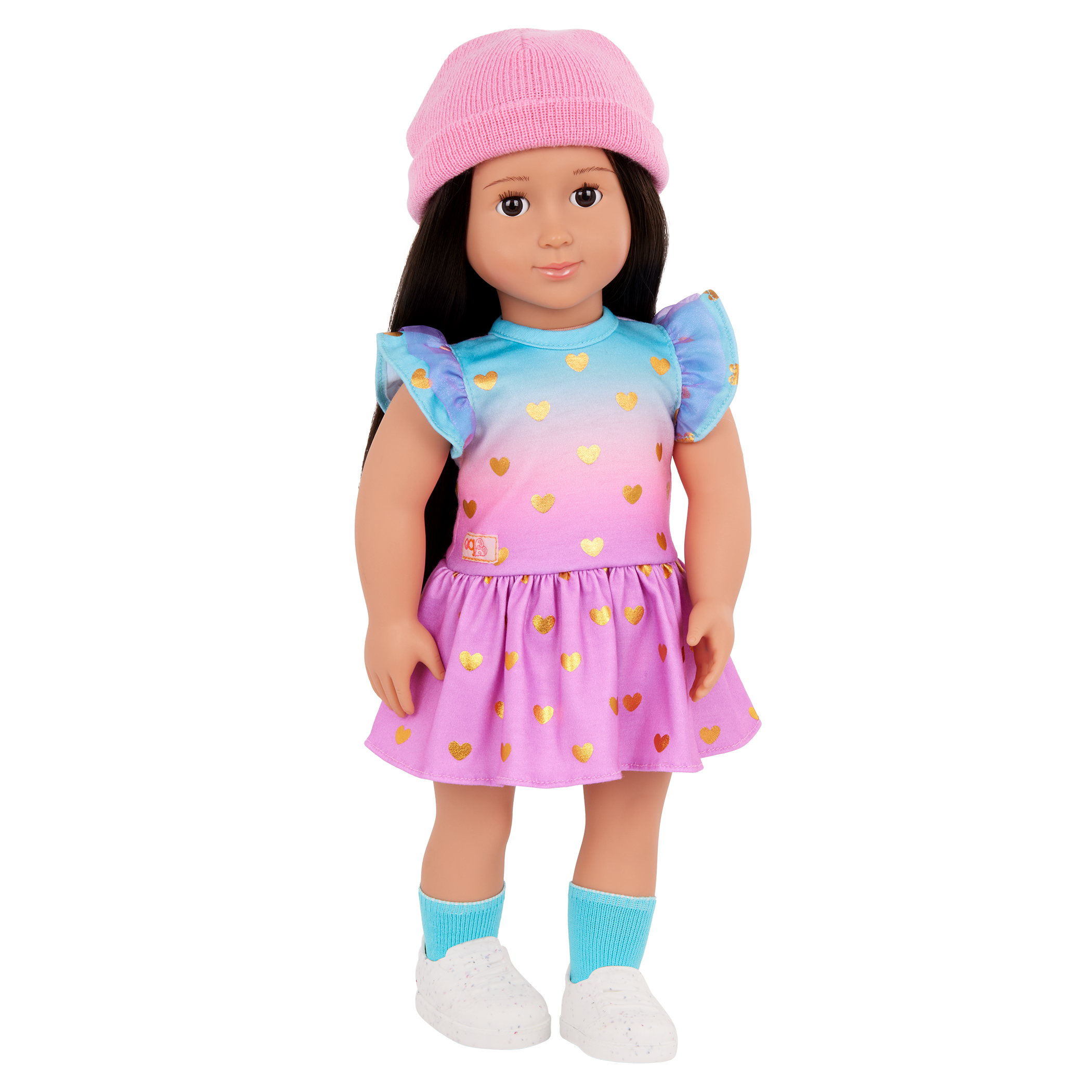 Our Generation Lovely Hearts Dress Outfit for 18-inch Dolls