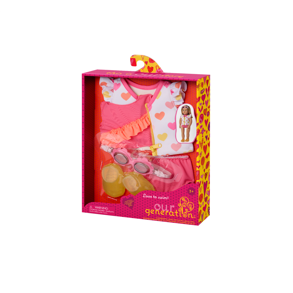 Our Generation Love to Swim Outfit for 18-inch Dolls