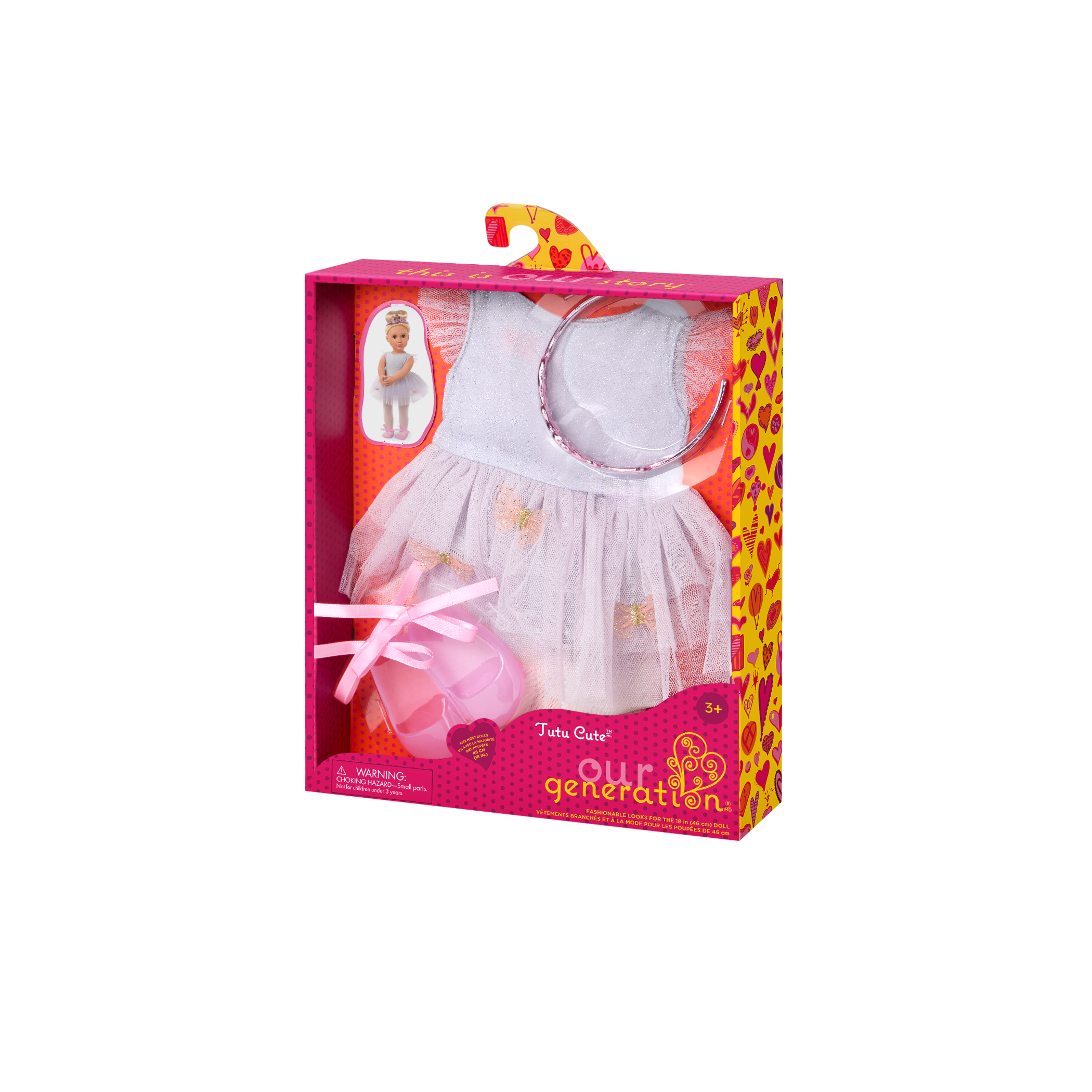 Our Generation Tutu Cute Ballet Outfit for 18-inch Dolls