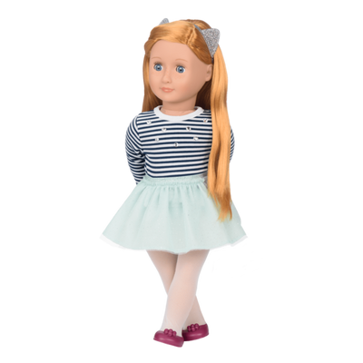 Our Generation Arlee 18-inch doll with red hair and blue eyes