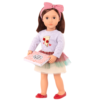 Our Generation Posable 18-inch Pizza Chef Doll Francesca