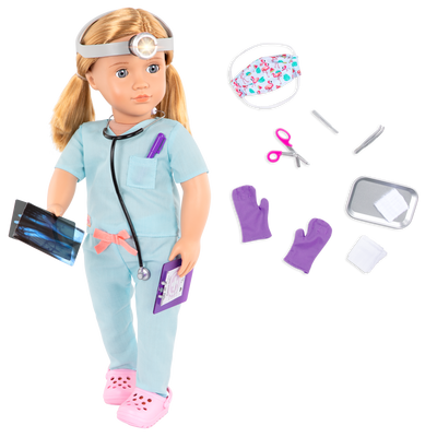 18-inch Doctor Doll Tonia