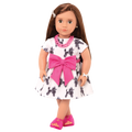 Our Generation Nancy jewelry girl 18-inch Doll brown haired and green eyed doll fashion accessory