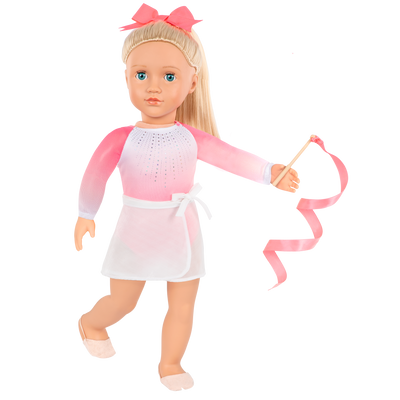Posable 18-inch Rhythmic Gymnastics Doll Diane