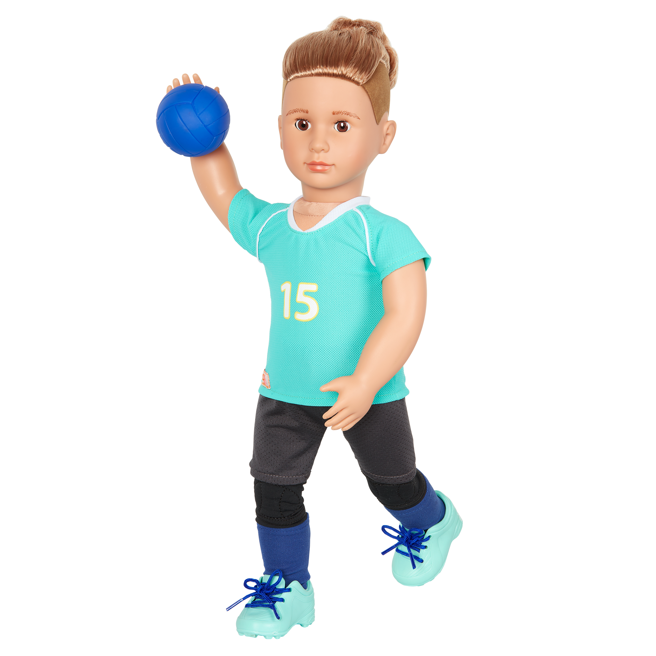 Posable 18-inch Volleyball Player Boy Doll Johnny