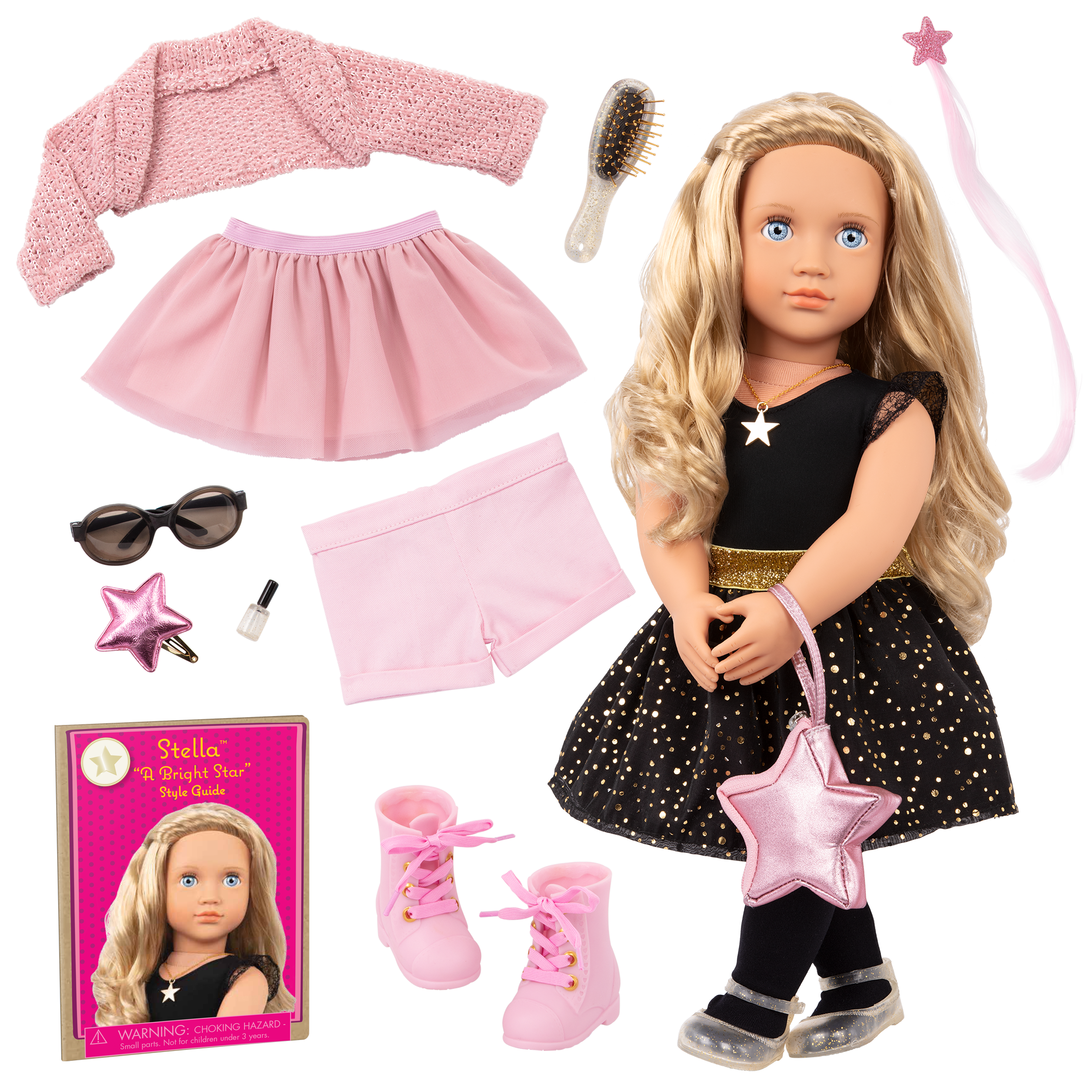 Our Generation Fashion Starter Kit & 18-inch Doll Stella