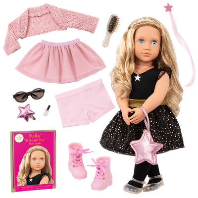 Our Generation Fashion Starter Kit & 18-inch Doll Stella