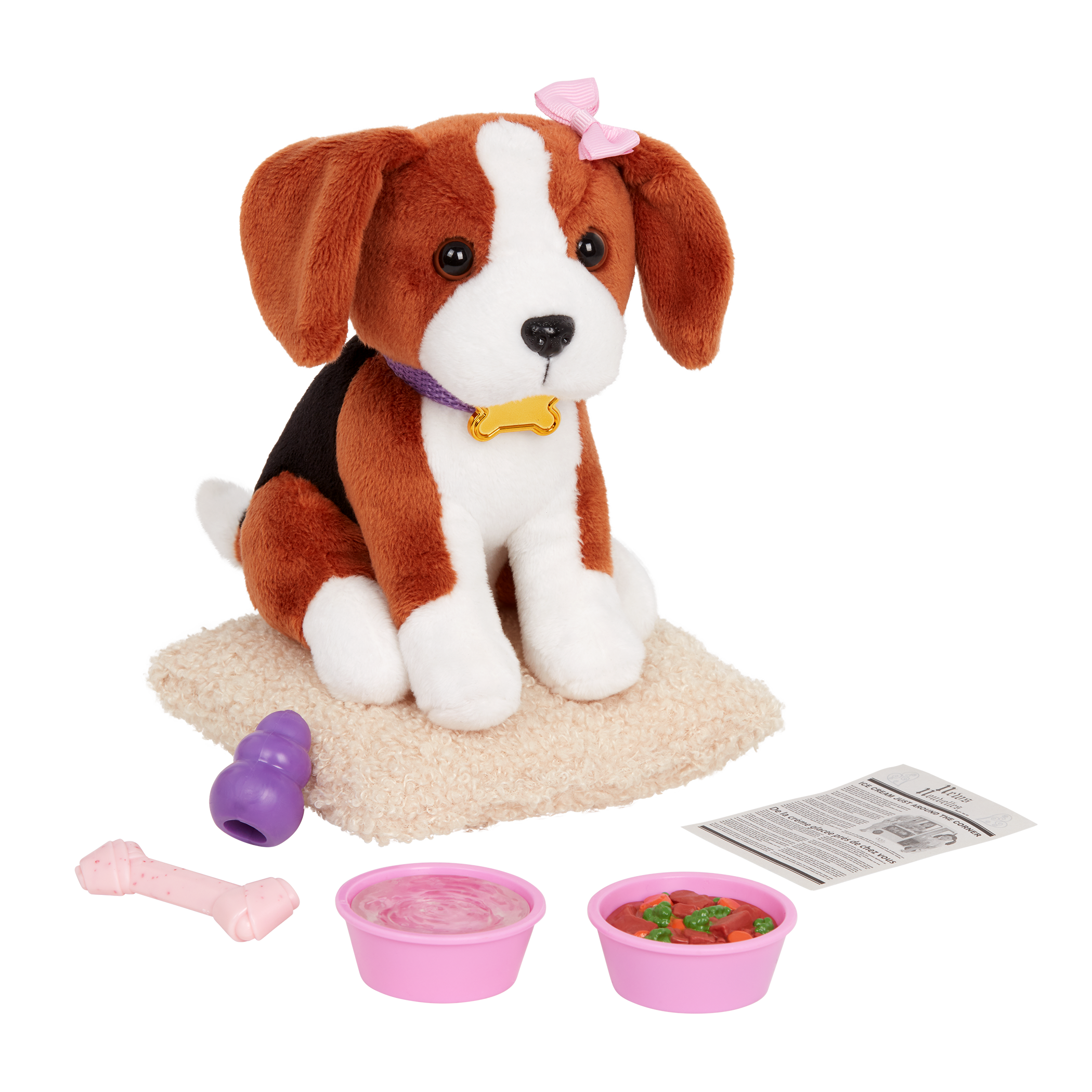 Our Generation 18-inch Doll Ember & Pet Dog Plush Elsie