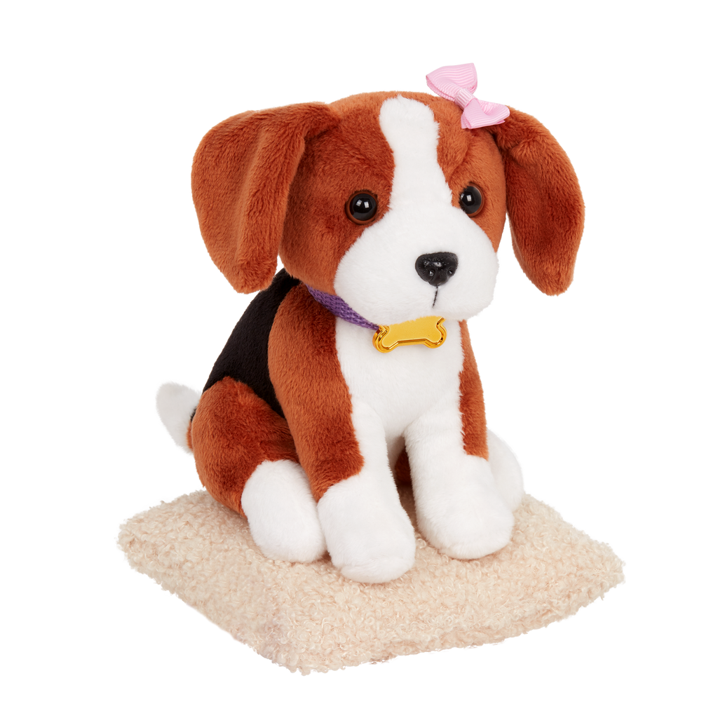 Our Generation 18-inch Doll Ember & Pet Dog Plush Elsie