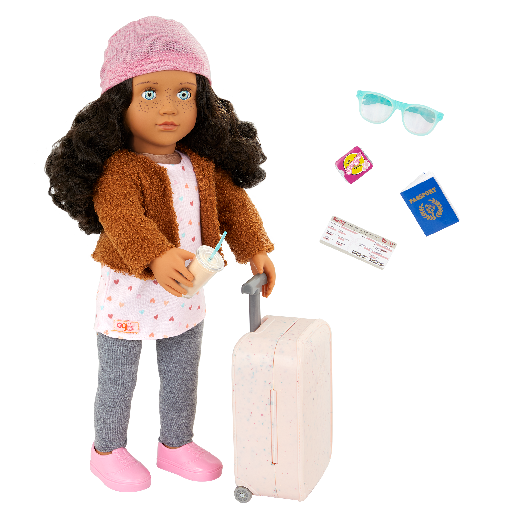 Our Generation 18-inch Travel Doll Lisandra