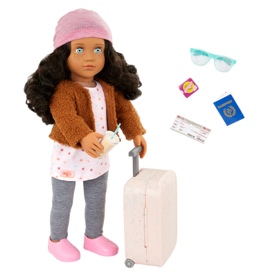 Our Generation 18-inch Travel Doll Lisandra