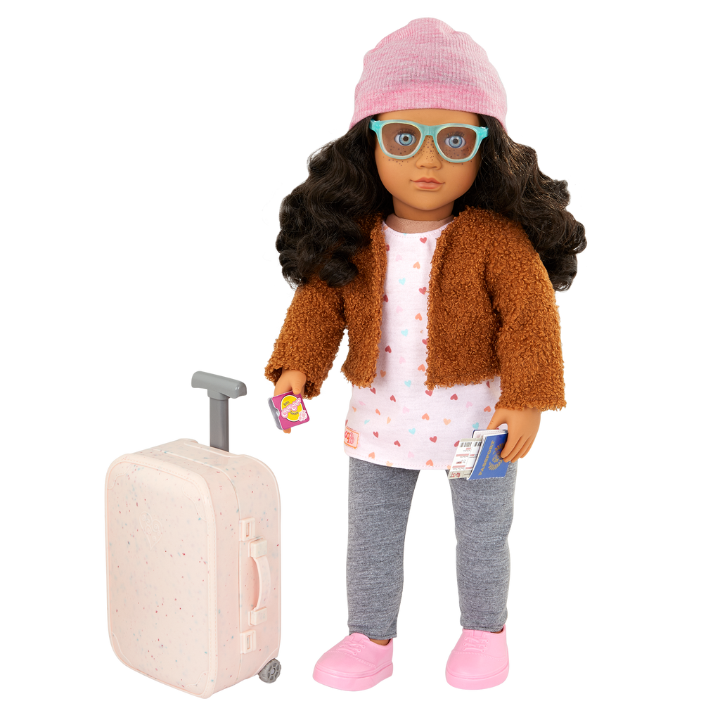 Our Generation 18-inch Travel Doll Lisandra