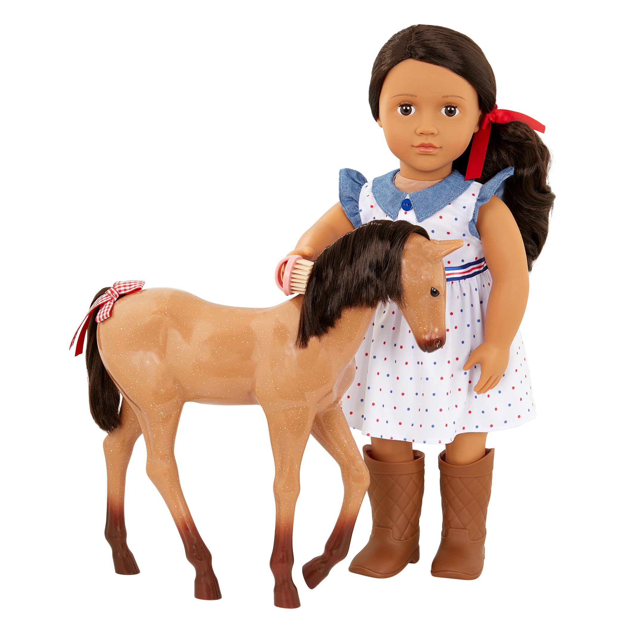 Our Generation 18-inch Equestrian Doll Daria & Foal