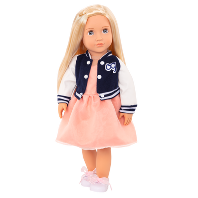 18-inch Fashion Doll with Varsity Jacket