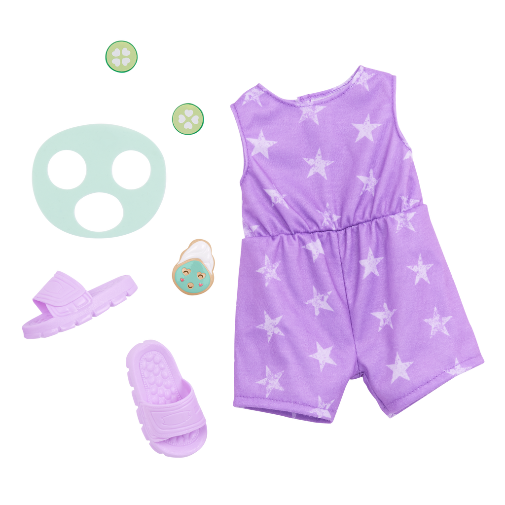 Our Generation 18-inch Spa Day Doll Serafina & Storybook