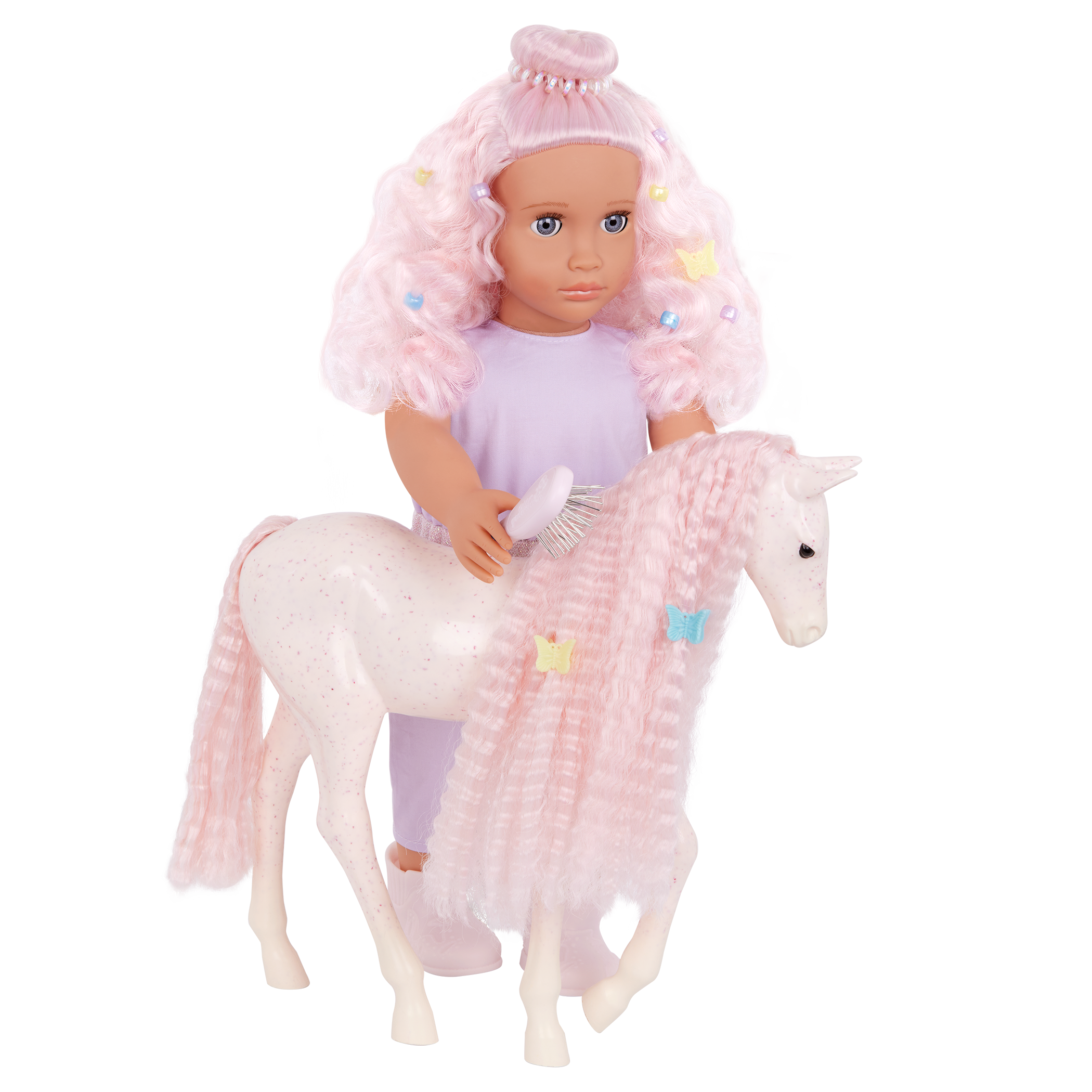 Our Generation Doll & Horse Foal Set Elara & Lumina