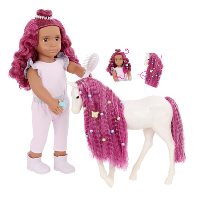 Our Generation Doll & Horse Foal Set Estra & Delta