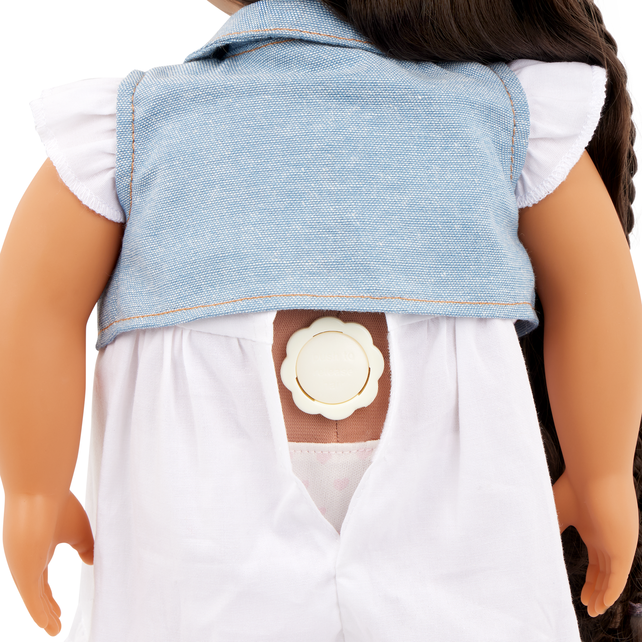 Our Generation Perla a 18 inch doll with brown hair and brown eyes hairstyle fashion playset