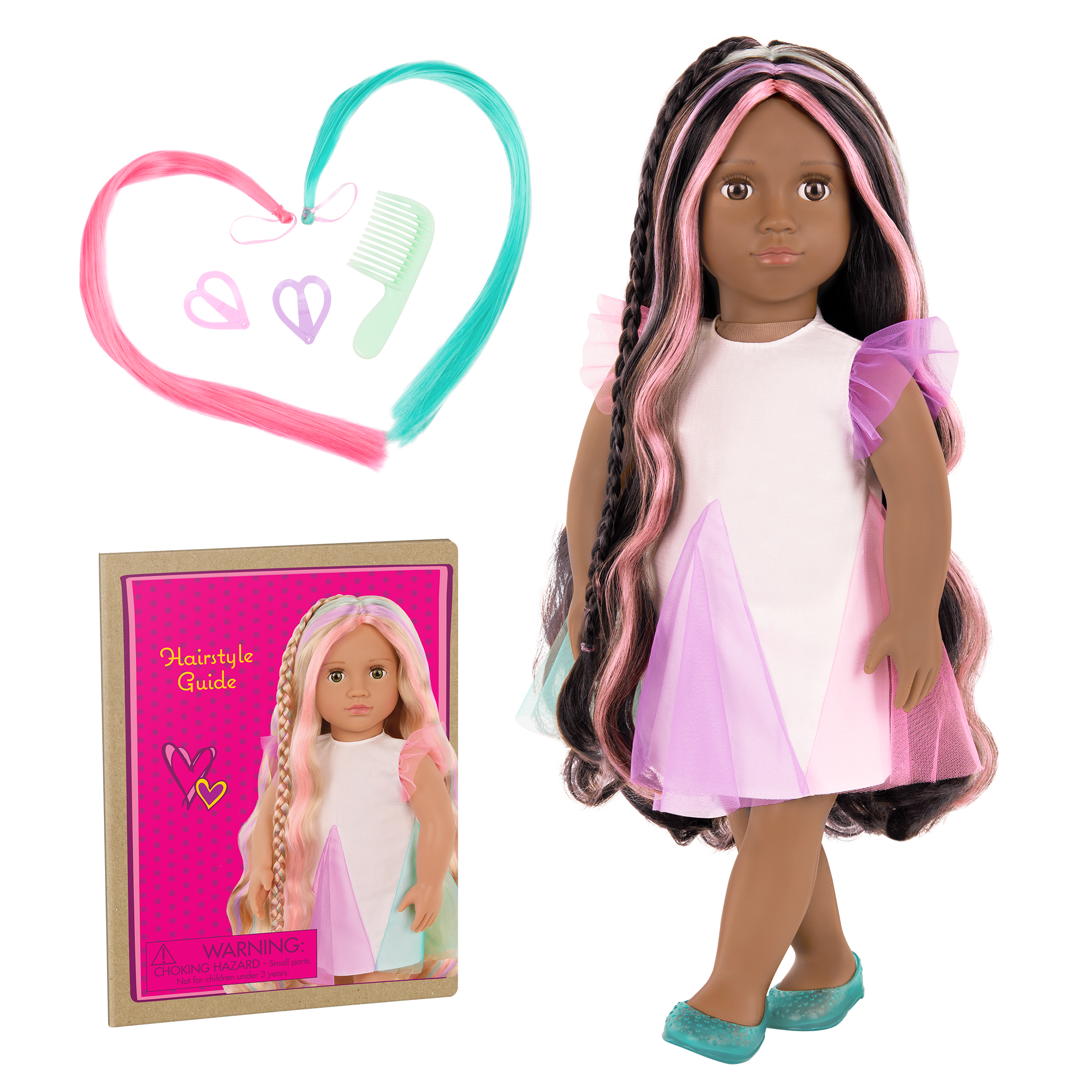 Our Generation 46 cm Hair Grow Doll Tasha & Accessories