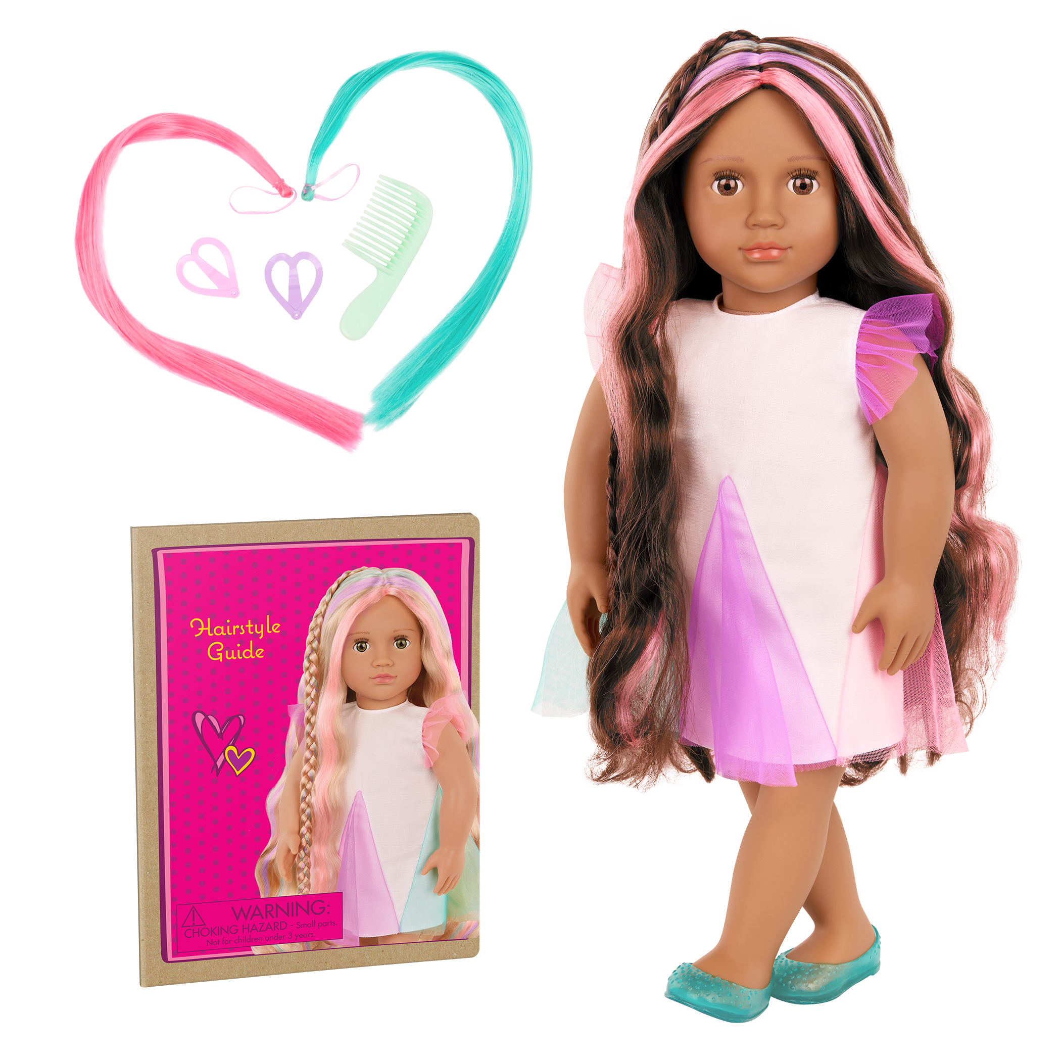 Our Generation 18" Hair Grow Doll Tania & Accessories